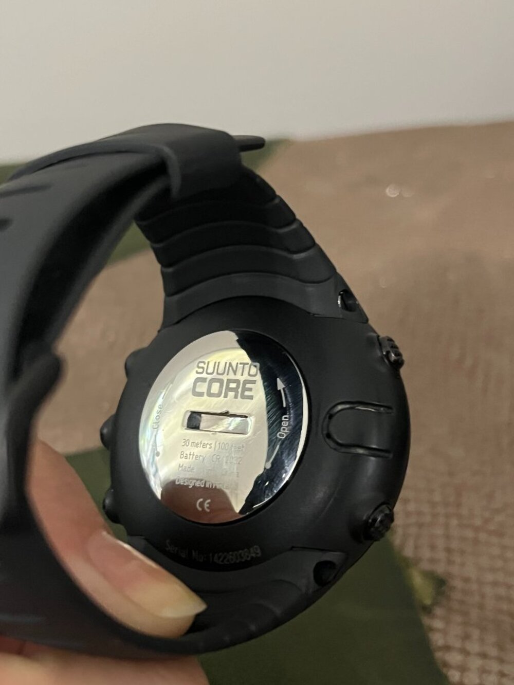 Suunto Core Black Outdoor ABC Watch - Vintage Hiking / Tactical